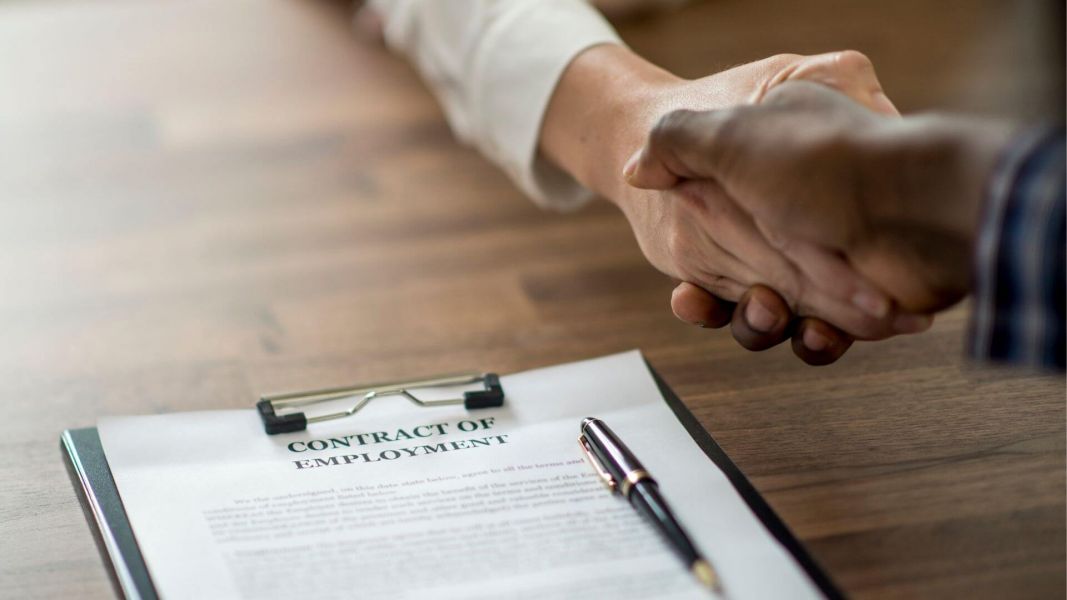 Contact Employment contract being approved after a drug test